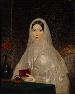 Portrett av Contesse Tatiana Golitsyna Potemkina, 1840-tallet
