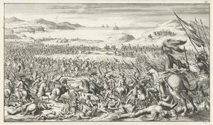 Slaget ved Ascalon 12. august 1099, 1683 av Timotheus Ten Hoorn
