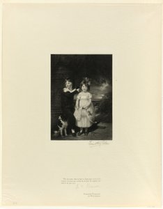 Bror og søster, fra Old English Masters av Timothy Cole