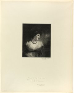 Grevinne av Oxford, fra Old English Masters av Timothy Cole