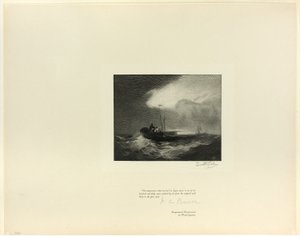 Fiskebåter utenfor Yarmouth, fra Old English Masters av Timothy Cole