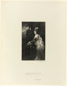 Georgiana, hertuginne av Devonshire, fra Old English Masters av Timothy Cole