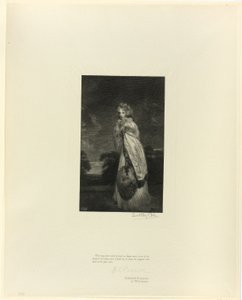 Lady Derby (Miss Farren), fra Old English Masters av Timothy Cole
