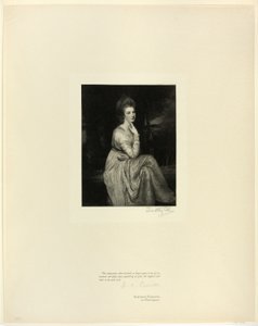 Lady Derby, fra Old English Masters av Timothy Cole