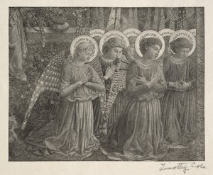 Old Italian Masters: Group of Angels, 1888-1892. av Timothy Cole