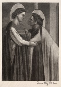 Gamle italienske mestere: Mary og Elisabeth, 1886. av Timothy Cole