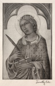 Gamle italienske mestere: St. Katarina av Alexandria, 1888-1892. av Timothy Cole