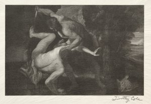 Gamle italienske mestere: Abels død, 1892. av Timothy Cole