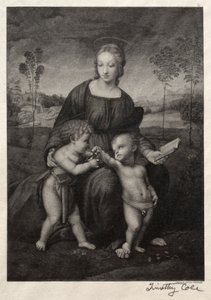 Gamle italienske mestere: The Madonna of the Goldfinch, 1888-1892. av Timothy Cole