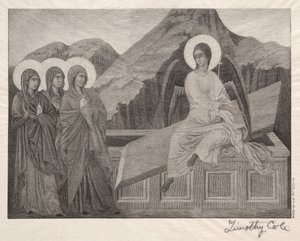 Gamle italienske mestere: The Three Marys at the Sepulcher, 1888-1892. av Timothy Cole