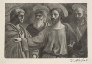 Old Italian Masters: The Tribute Money, 1888-1892. av Timothy Cole