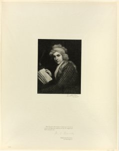 Portrett av Mary Wollstonecraft, fra Old English Masters av Timothy Cole