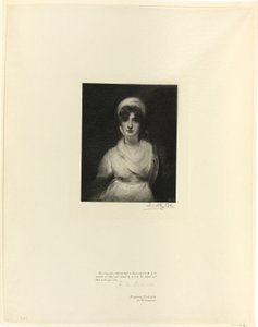 Portrett av fru Siddons, fra Old English Masters av Timothy Cole