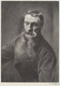 Rodin av Timothy Cole after John Singer Sargent