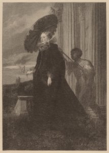 Marchesa Elena Grimaldi, kone til markis Nicola Cattaneo av Timothy Cole after Sir Anthony van Dyck