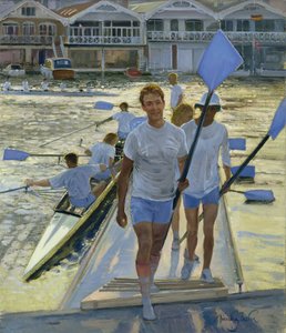 Evening Return, Henley, 1998 av Timothy Easton