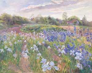 Sunsparkle on Irises, 1996