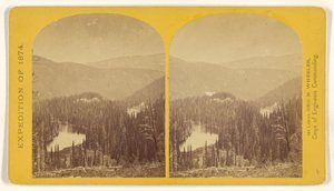 De tapte innsjøene, ved starten av Conejos Canyon, Colorado, i Sierra San Juan-fjellkjeden, nær vannskillet mellom Conejos og South Fork... av Timothy H. O