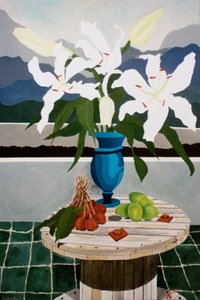 Lilje, lime og litchi, 2004, olje på lerret