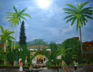 Dulan Cafe, Taitung sukkerfabrikk, 2010, olje på lerret