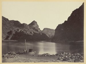 Black Cañon, Colorado River, fra Camp 8, sett ovenfra
