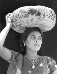 Kvinne i Tehuantepec, Mexico, 1929