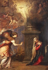 Bebudelsen, av Titian (ca 1490-1576), fra kirken San Domenico Maggiore i Napoli, olje på lerret, 280x210 cm
