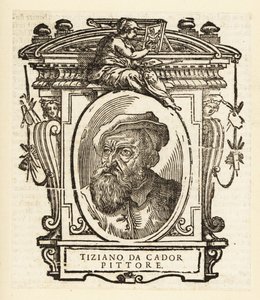 Portrett av Titian, italiensk maler under renessansen, født i Pieve di Cadore, rundt 1488-1576