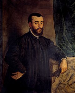 Portrett av Andre Vesale (Andreas Vesalius) (1514-1564), anatom og lege til Charles V av Tiziano Vecelli