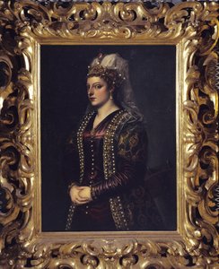 Portrett av Caterina Coronaro 1542 av Tiziano Vecelli