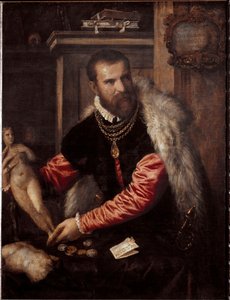 Portrett av antikvitetshandleren og samleren Jacopo Strada (maleri av Tiziano Vecelli