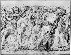 Gruppe av apostler, 1516-1518, 1937 av Tiziano Vecelli