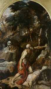 Den angrende Saint Jerome, ca. 1550. av Titian