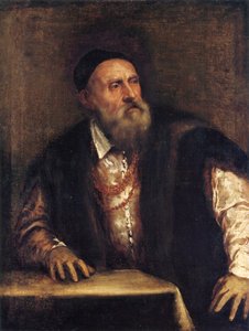 Selvportrett, ca 1550-1562. av Titian