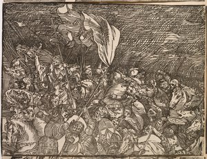 Nedsenkningen av Faraos hær i Rødehavet av Titian