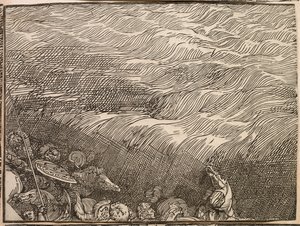 Nedsenkningen av Faraos hær i Rødehavet av Titian
