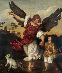 Tobias og engelen, ca 1521-1525.