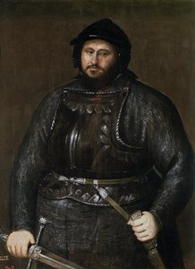 John Frederick I 1503-1554, kurfyrst av Sachsen, 1548 av Tiziano Vecelli