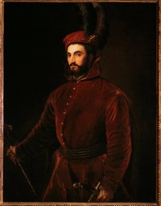 Portrett av Ippolito de Medici av Tiziano Vecelli