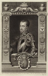 Portrett av kong Filip II av Spania av Tiziano Vecelli