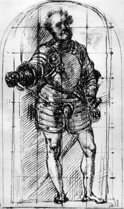 Skisse for portrettet av hertugen av Urbino, 1536, 1937 av Tiziano Vecelli