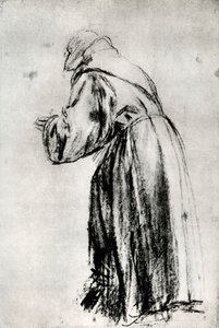 Studie for St Bernardino i Votive-bildet til Doge Gritti, c1535, 1937 av Tiziano Vecelli