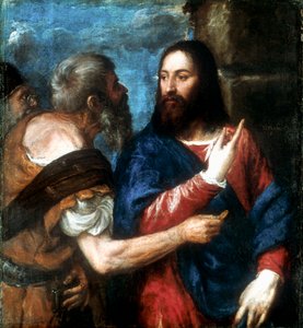 The Tribute Money, 1560-1568 av Tiziano Vecelli