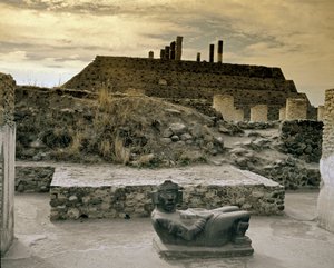 Quetzalcoatl-tempelet av Toltec Toltec