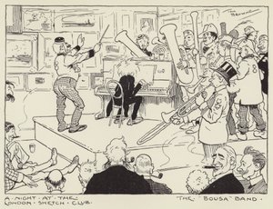 A Night at the London Sketch Club, The Bousa Band av Tom Browne