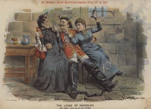 The Loves of Randolph (farge litho) av Tom Merry
