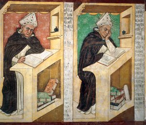 St Albert Great, detalj fra Cycle of Forty Illustrious Members of Dominican Order