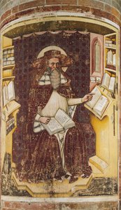 St. Jerome, av Tommaso da Modena (1326-1379), San Nicolo-kirken, Treviso