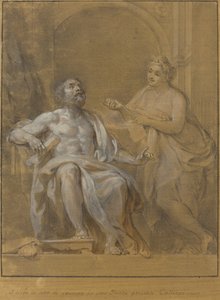 Homer og Calliope av Tommaso Conca