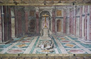 The Triumph of Christianity, in the Room of Constantine, Raphael Rooms, ca. 1585 (fresco)